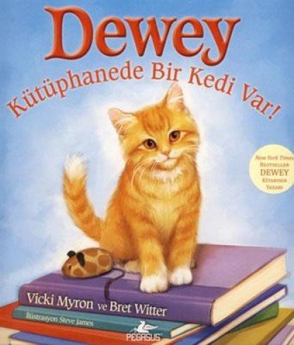 Cover for Dewey - Kutuphanede Bir Kedi Var!