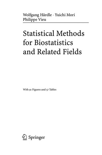 Cover for Statistical methods for biostatistics and related fields