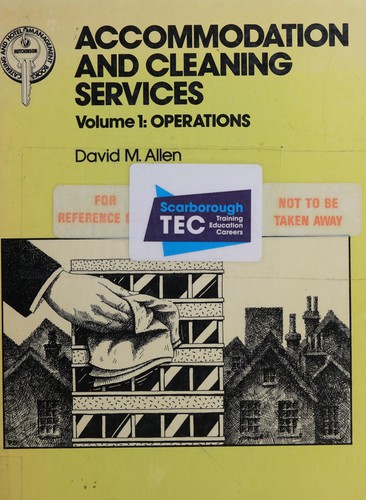 Cover for Accommodation and Cleaning Services (Catering Management)