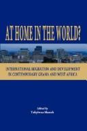 Cover for At Home in the World?