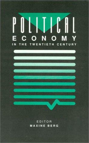 Cover for Political economy in the twentieth century