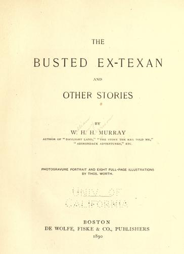 Cover for The busted ex-Texan and other stories