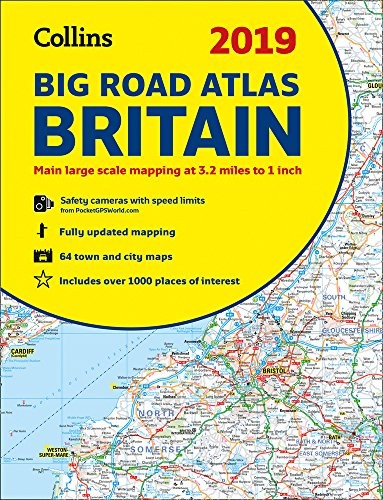 Cover for 2019 Collins Big Road Atlas Britain