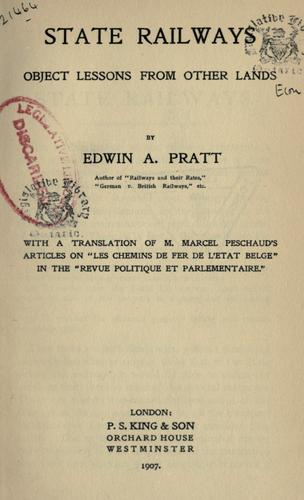 Cover for State railways