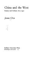 Cover for China and the West