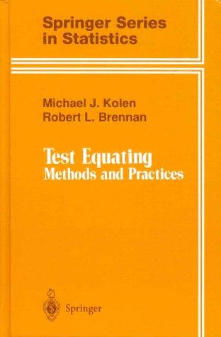 Cover for Test equating