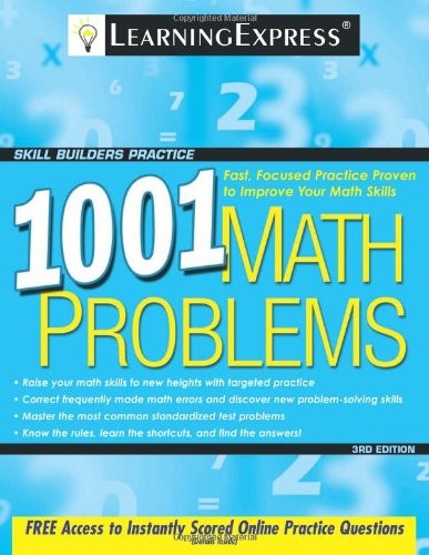 Cover for 1001 Math Problems (1001 Series)