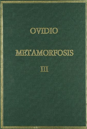 Cover for Metamorfosis. Vol. III, Libros XI-XV
