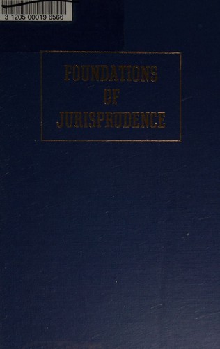 Cover for Foundations of jurisprudence