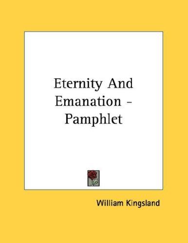 Cover for Eternity And Emanation - Pamphlet