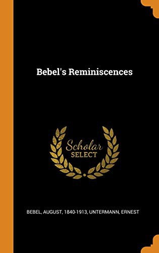 Cover for Bebel's Reminiscences