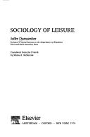 Cover for Sociology of leisure