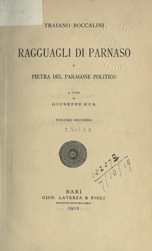 Cover for Ragguagli di Parnaso e Pietra del Paragone politico