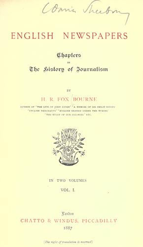 Cover for English newspapers