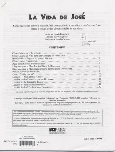 Cover for La vida de José