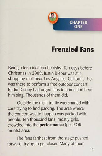 Cover for Justin Bieber