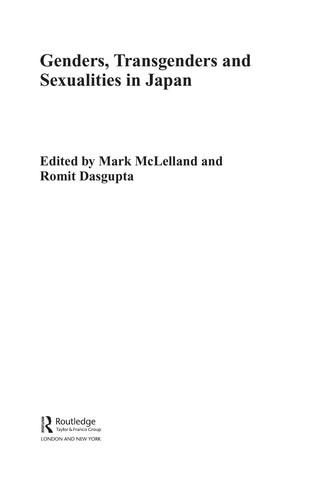 Cover for GENDERS, TRANSGENDERS AND SEXUALITIES IN JAPAN; ED. BY MARK MCLELLAND.