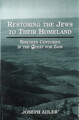 Cover for Restoring the Jews to their homeland
