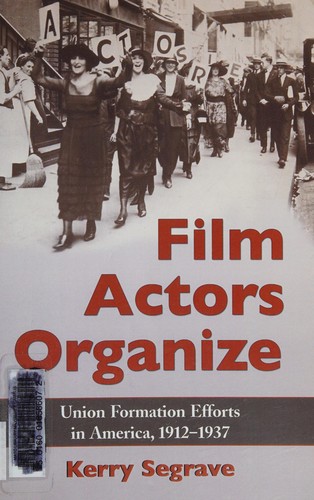 Cover for Film actors organize