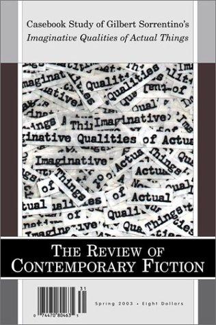Cover for Review of Contemporary Fiction Spring 2003