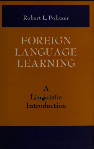 Cover for Foreign language learning