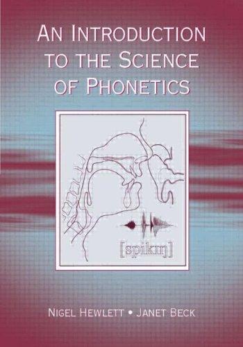 Cover for An introduction to the science of phonetics