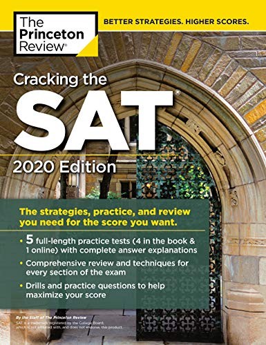 Cover for Cracking the SAT with 5 Practice Tests, 2020 Edition