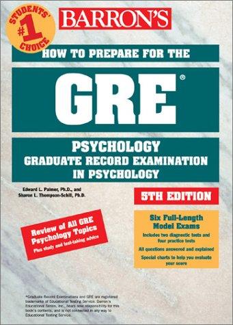 Cover for Barron's How to prepare for the GRE psychology, Graduate Record Examination in psychology