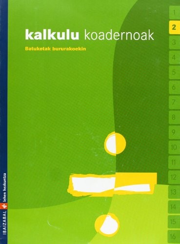 Cover for Kalkulu koadernoak 2
