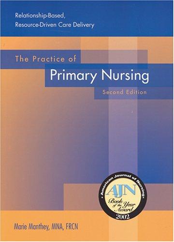 Cover for The Practice of Primary Nursing