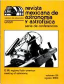 Cover for XI IAU regional Latin American meeting of astronomy