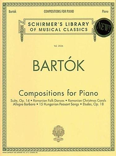 Cover for Compositions for Piano