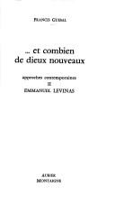 Cover for Emmanuel Lévinas