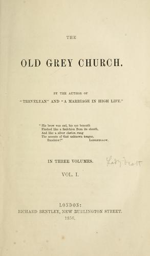 Cover for The old grey church