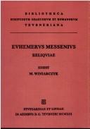 Cover for Euphemeri Messenii reliquiae