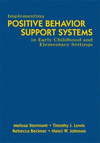 Cover for Implementing Positive Behavior Support Systems in Early Childhood and Elementary Settings