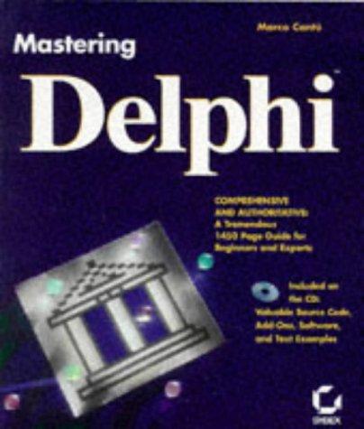 Cover for Mastering Delphi