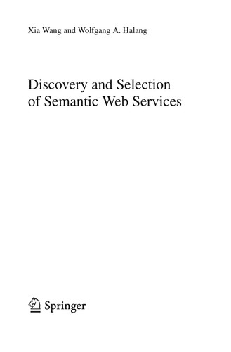 Cover for Discovery and Selection of Semantic Web Services