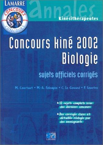 Cover for Concours kiné 2002 - Biologie 