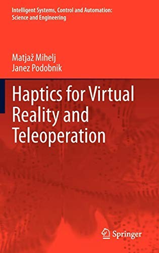 Cover for Haptics for Virtual Reality and Teleoperation