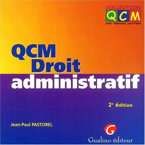 Cover for Qcm Droit Administratif