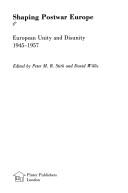 Cover for Shaping postwar Europe
