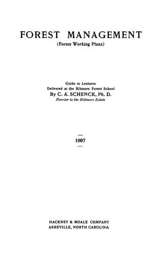 Cover for Forest management