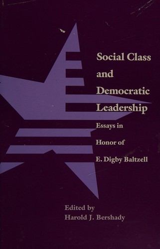 Cover for Social Class and Democratic Leadership