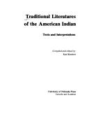 Cover for Traditional Literatures of the American Indian