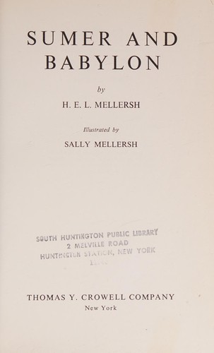 Cover for Sumer and Babylon