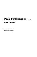 Cover for Peak performance -- and more