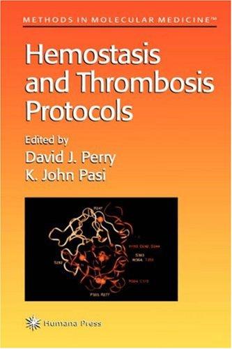Cover for Hemostasis and thrombosis protocols