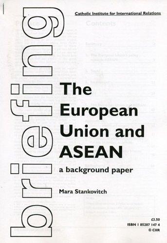 Cover for The European Union and ASEAN