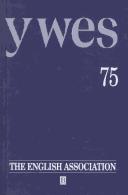 Cover for The Year's Work in English Studies Volume 75